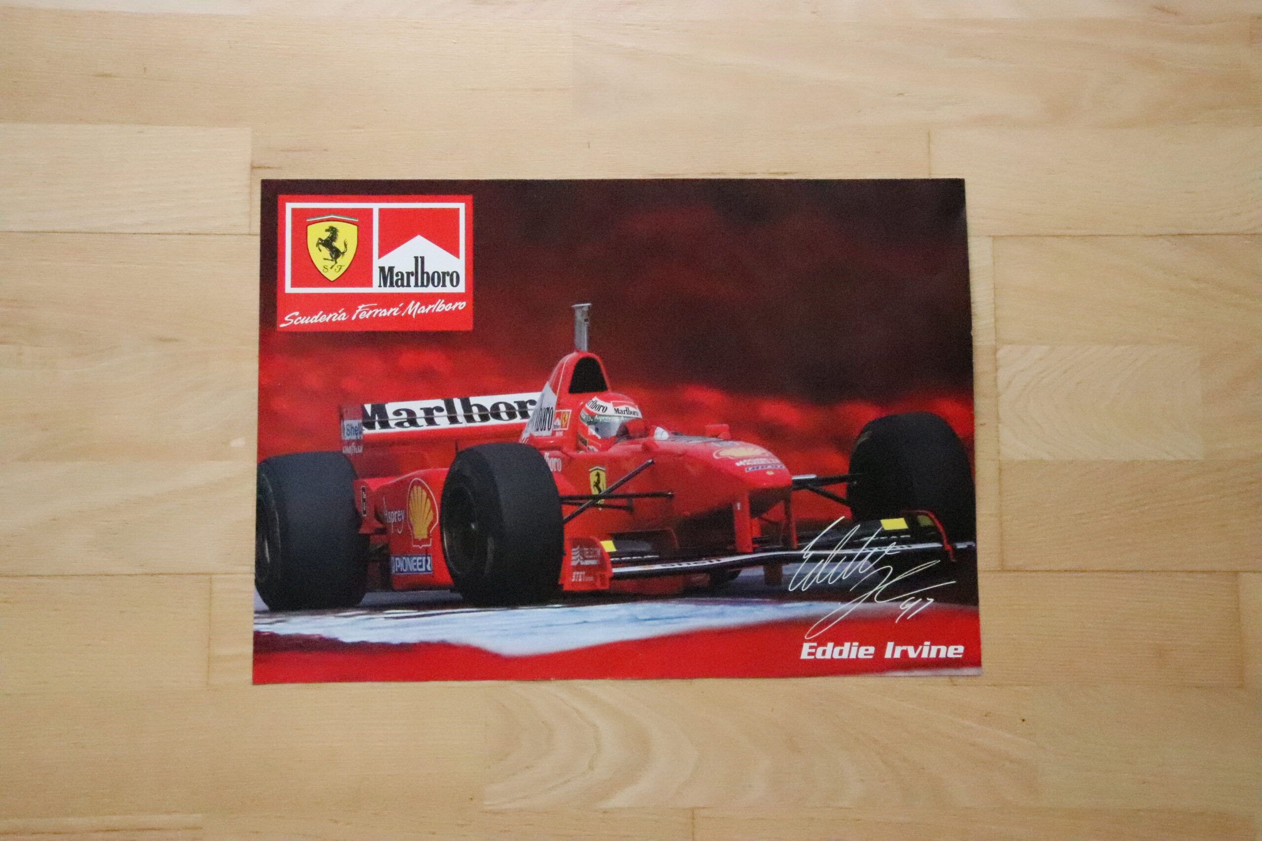 Formel 1 Ferrari Eddie Ervine 1997 plakat/poster – TOCO