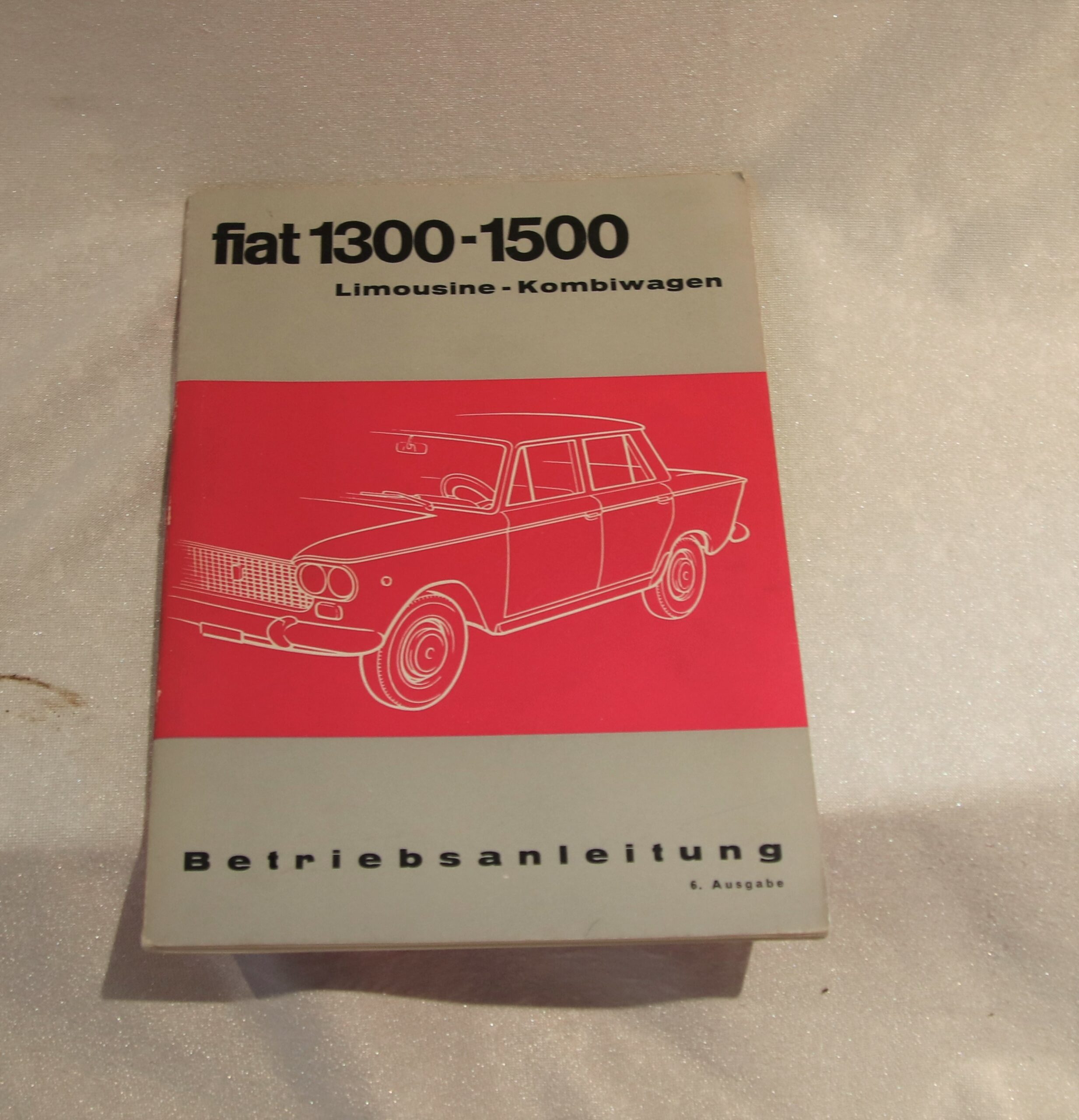 Fiat 1300-1500 1963 instruktionshåndbog/Owners Manual – TOCO