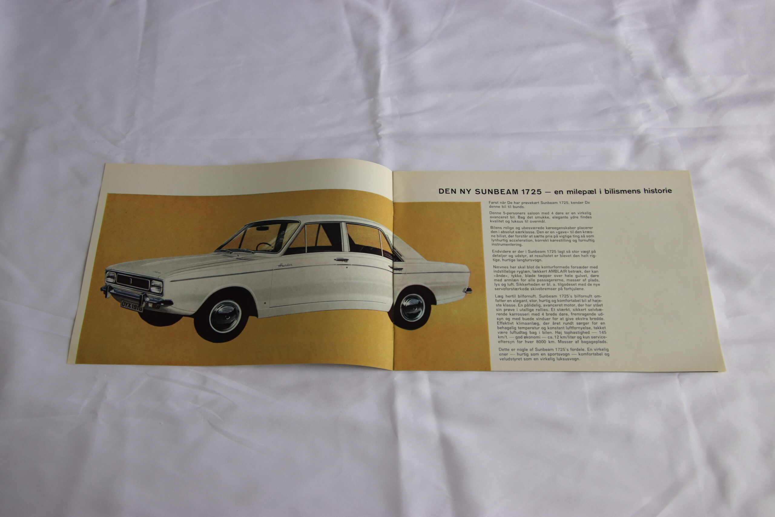 Sunbeam 1725 1969 Brochure/sales Brochure – TOCO