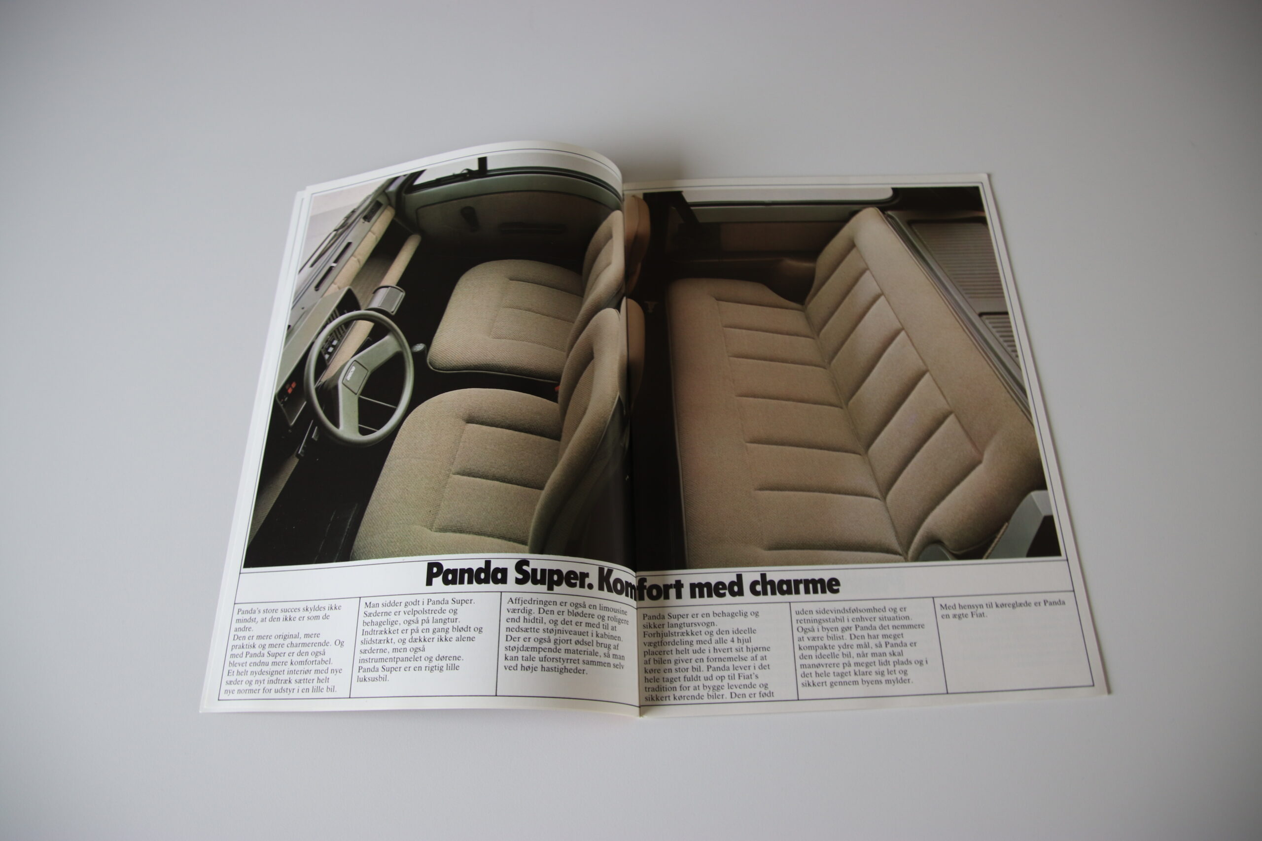 Fiat Panda 1983 brochure/sales brochure – TOCO