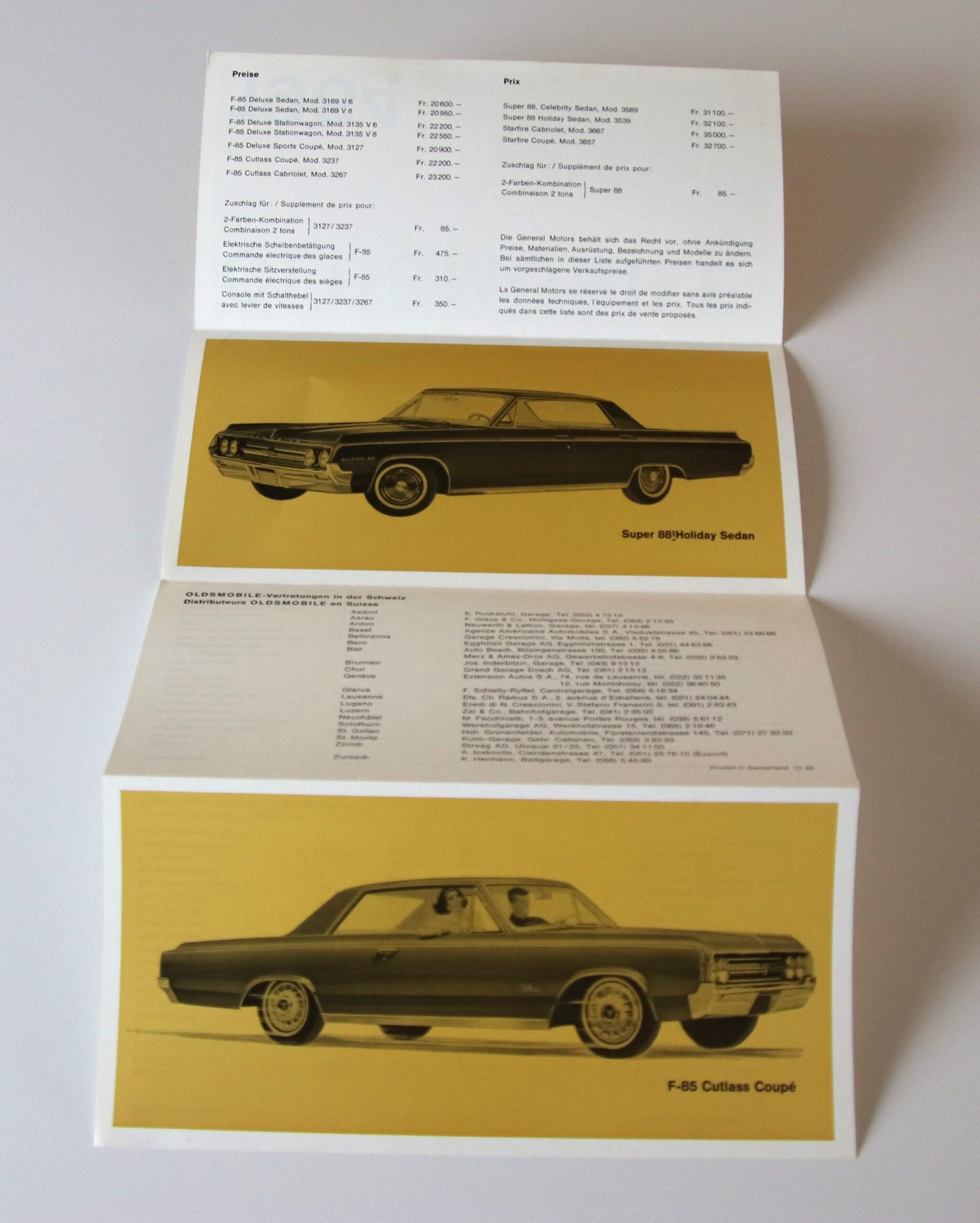 Oldsmobile 1964 brochure/sales brochure – TOCO